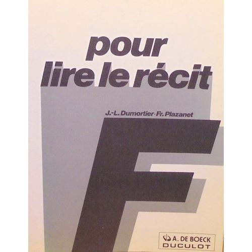 Pour Lire Le Récit