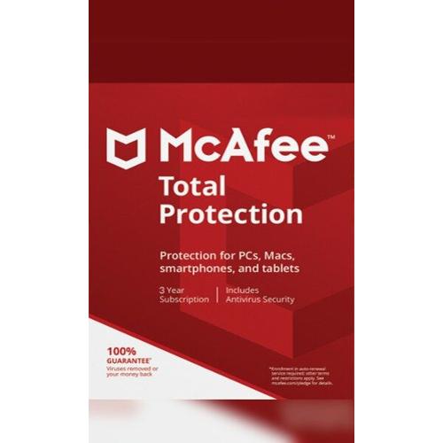 Mcafee Mcafee Total Security 3 Ans 1 Pc