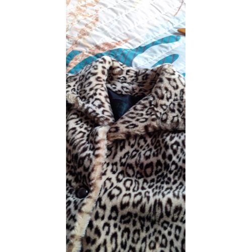 Veste 3/4 En Fourrure Synthetique