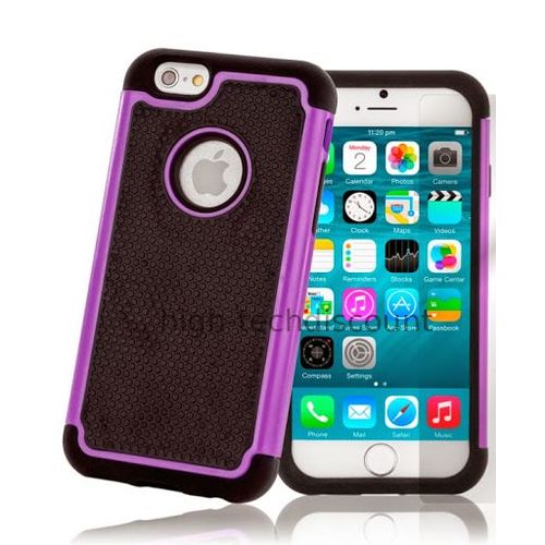 Housse Etui Coque Rigide Anti Choc Pour Apple Iphone 6 (4.7 Pouces) + Film Ecran - Mauve