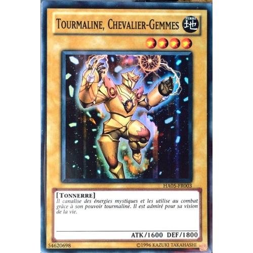 Carte Yu-Gi-Oh Ha05-Fr003 Tourmaline, Chevalier-Gemmes Neuf Fr