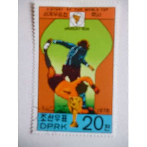 Timbre "Dprk Corée 1978:Coupe Du Monde De Football: Uruguay 1930".