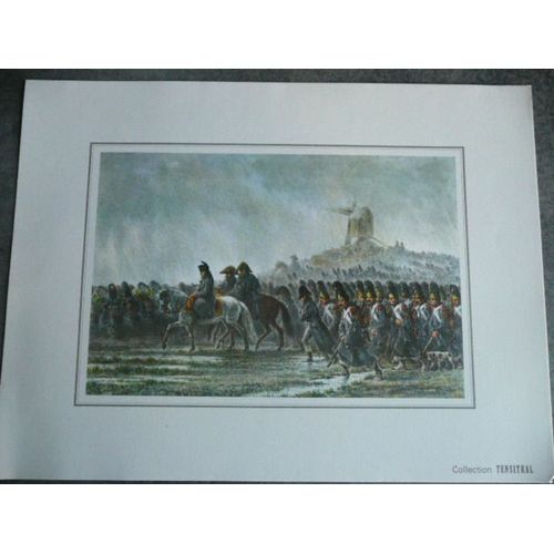 Ils Grognaient Mais Marchaient Toujours 1812  -Aquarelle De J A Dupuich  Publicité Pharmaceutique Ancienne Pour Tensitral Normotenseur Des Laboratoires Dausse 1895