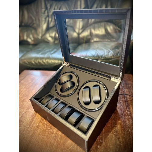 Boite De Rangement 10 Montres Avec Remontoir 4 Emplacement