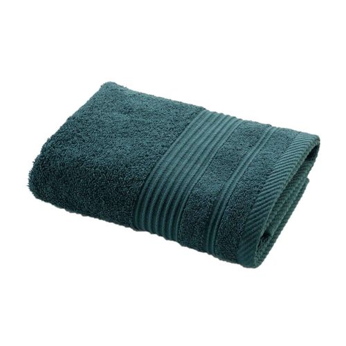 Serviette De Toilette Dayta - Eponge Unie 500 G/M² - 50 X 90 Cm - Emeraude