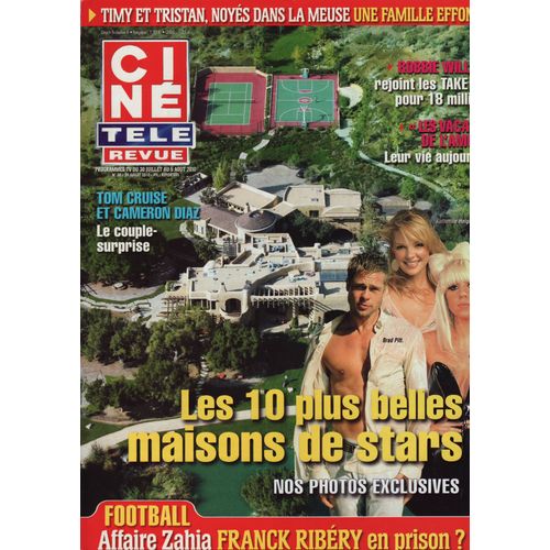 Ciné Télé Revue (Belge) / 29-07-2010 N°30 : Tom Cruise / Cameron Diaz (2p) - Robbie Williams (1p)