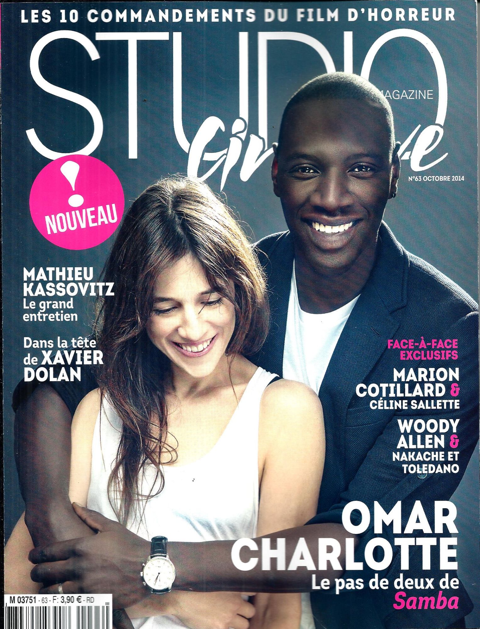 Studio Ciné Live N°63: C.Gainsbourg/ Sy/ Cotillard/ Dolan/ Kassovitz/ Truffaut/ Allen/ Spielberg