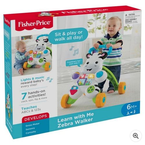 Fisher-Price Learn With Me Zebra Baby Walker