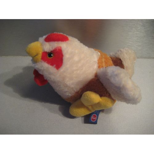 Doudou Peluche Coq Poule Trudi 17 Cm