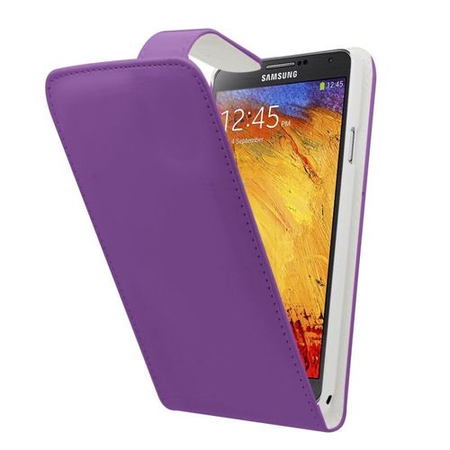 Samrick Conçu Spécialement Etui Flip Cuir Pour Samsung Galaxy Note 3 - Violet (Purple)