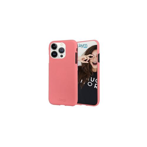 Jaym - Coque Silicone Soft Feeling Rose Pour Apple Iphone 14 Pro - Finition Silicone - Toucher Ultra Doux