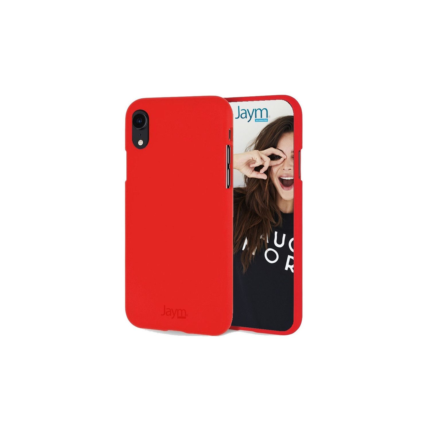 Jaym - Coque Silicone Soft Feeling Rouge Pour Xiaomi Mi 11 Lite 4g / 5g  Finition Silicone  Toucher Ultra Doux