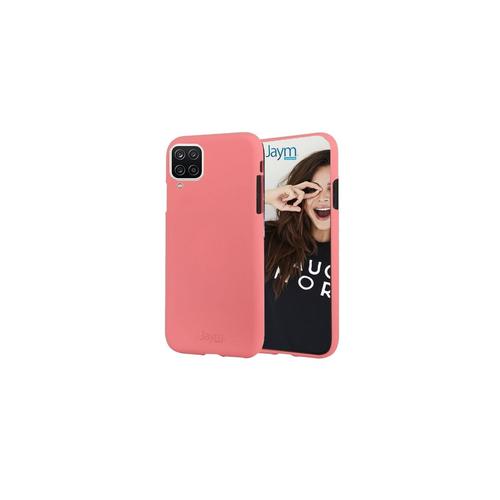 Jaym - Coque Silicone Soft Feeling Rose Pour Samsung Galaxy A12  Finition Silicone  Toucher Ultra Doux