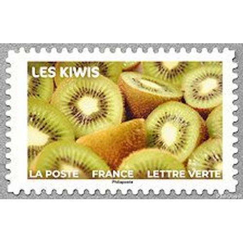 Fruits À Savourer Les Kiwis Timbre Oblitéré