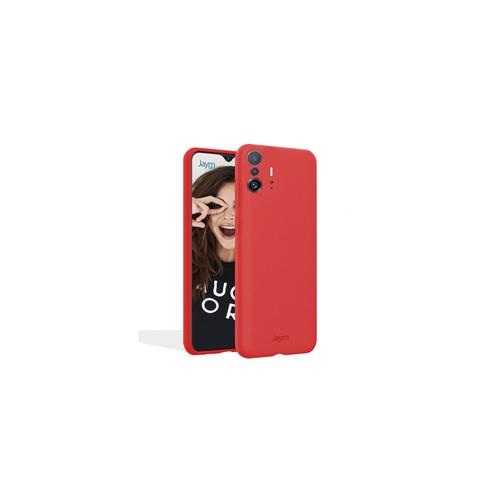 Jaym - Coque Silicone Premium Rouge Pour Xiaomi Redmi 10c 4g - 100% Silicone Et Microfibre - Renforcée Et Ultra Doux