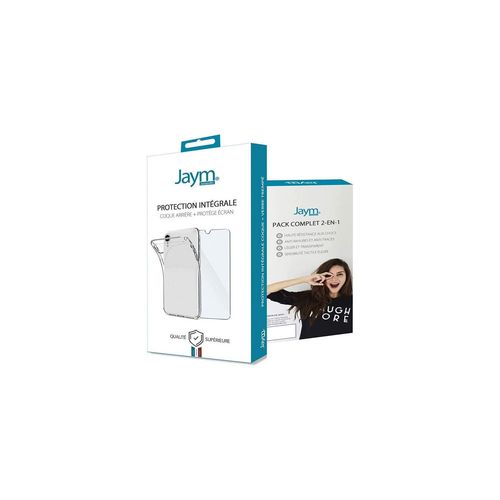 Pack Integral Coque Souple + Verre Trempe 9h 2.5d Pour Apple Iphone 15 - Jaym®