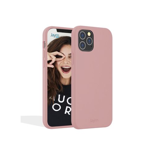 Jaym - Coque Silicone Premium Rose Sable Pour Apple Iphone 13 Pro Max -100% Silicone Et Microfibre - Renforcée Et Ultra Doux