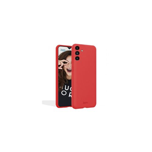 Jaym - Coque Silicone Premium Rouge Pour Samsung Galaxy S23 Plus -100% Silicone Et Microfibre - Renforcée Et Ultra Doux