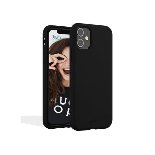 Jaym Classic - Coque De Protection Pour Téléphone Portable - Microfibre - Silicone Liquide - Noir - Pour Apple Iphone 14 Pro