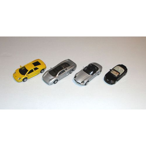 Voiture Lot De 4 Maisto  Lamborghini Murcielago Jaguard Xj220  Bmw Z8 Audi Tt Roadster Echel 1.43-Maisto