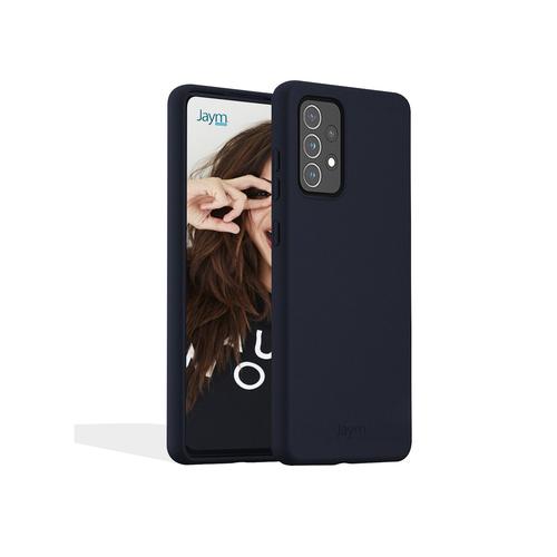 Jaym - Coque Silicone Premium Bleue Pour Samsung Galaxy A32 5g -100% Silicone Et Microfibre - Renforcée Et Ultra Doux