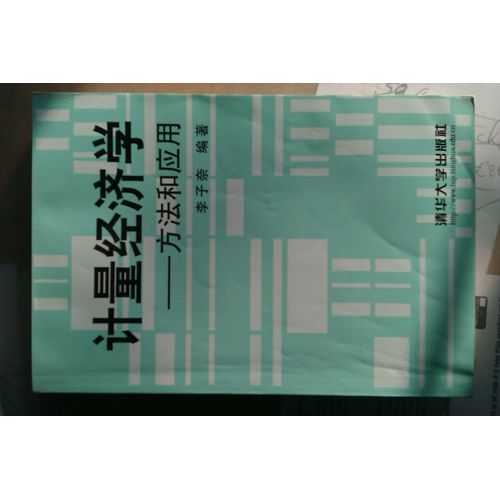 计量经济学  方法和应用