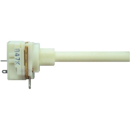 Potentiomètre rotatif avec interrupteur (10 A maxi) Ø de l'axe 6 mm 10 kO 0,2 W ±20 % courbe linéaire Weltron WP20KCIL-0