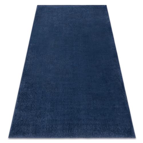 60x100 Cm Tapis De Lavage Moderne Lindo Bleu Foncé, Antidérapant, Shaggy