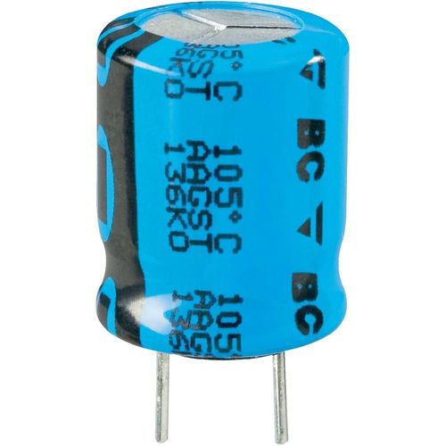 Cond Elco radial Low ESR 105° 220 µF 20 % 100 V pas 7.5 mm Vishay 2222 136 69221