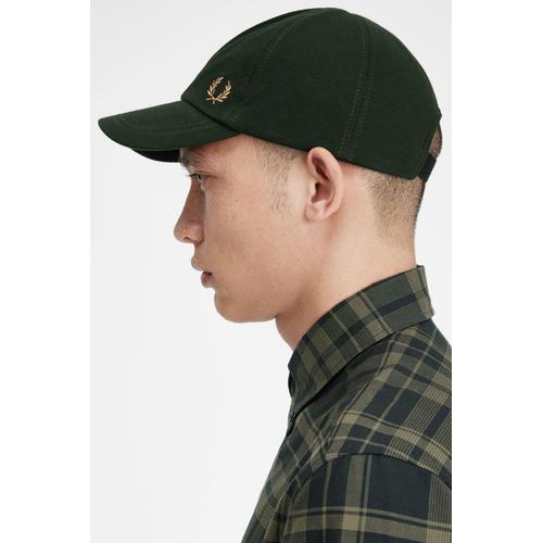 Fred Perry Chapeau Logo Foncé Vert Vert Foncé