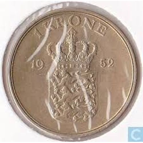1 Krone 1952 Danemark