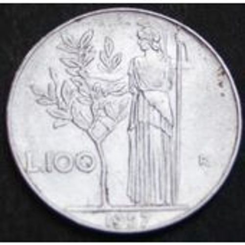 100 Lires Italie 1957