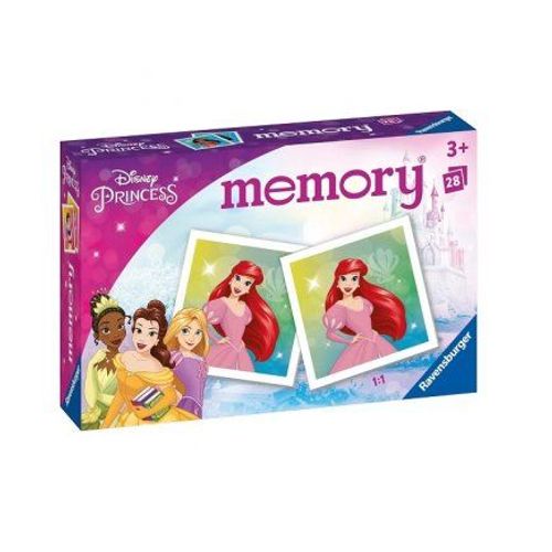 Jeu Memory Disney Princesses 28 Cartes : Ariel, Belle, Raiponce, Jasmine Et Plus - Images Identic, Paires - Set Jeu Observation Et Carte