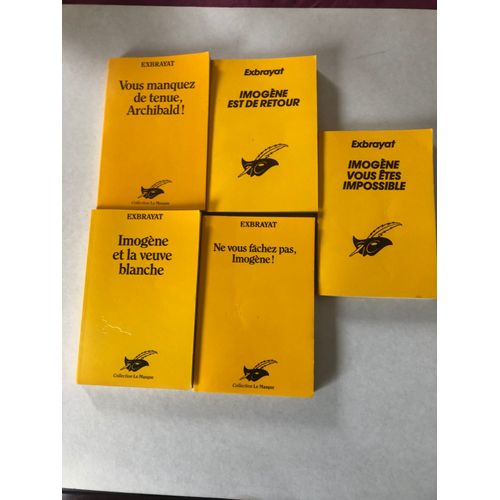 5 Livres De Poche Collection Le Masque
