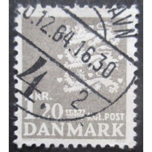 Danemark N°407 Armoirie Oblitéré