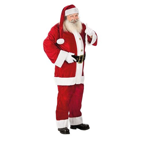 Déguisement Père Noël Américain Velours Homme