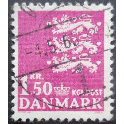 Danemark N°409 Armoirie Oblitéré