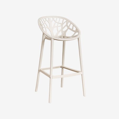 Tabouret Haut Ores Tapioca Beige ?75 Cm