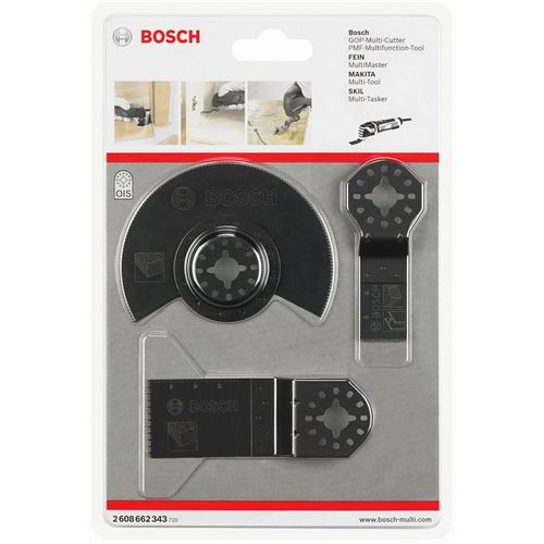 Set de 3 lames pour bois BOSCH - 2608662343