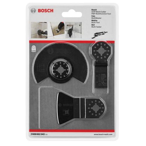 Set de 3 lames céramique pour carrelage BOSCH - 2608662342