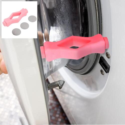 Support de porte de laveuse ¿¿ chargement frontal,But¿¿e de porte magn¿¿tique pour machine ¿¿ laver-Support de Porte de Lave-Linge,Maintenir la porte du lave-linge ouverte pour rester au sec,(rose)