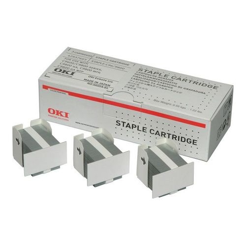 OKI - Agrafes (pack de 15000 ) - pour C910, 9600, 9650, 9800; ES 7170, 7470, 7480; MB 770
