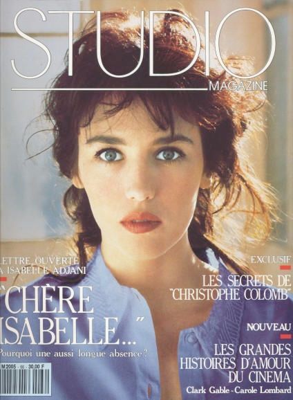Studio Magazine N 66 Chere Isabelle Adjani Rakuten