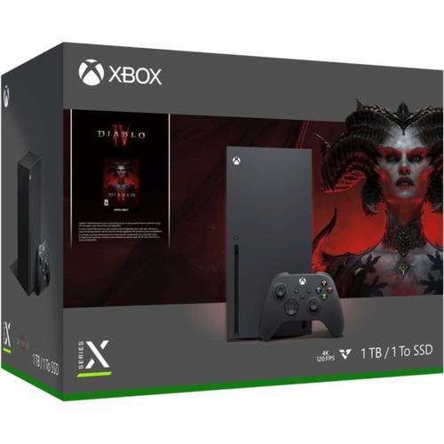 Pack Console Xbox Séries X - 1000 Go +  Diablo Iv