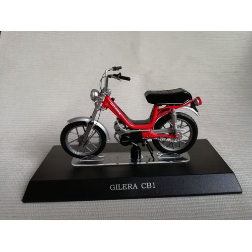 Moto Mobylette Italienne : Gilera Cb1 1/18-Leo Models