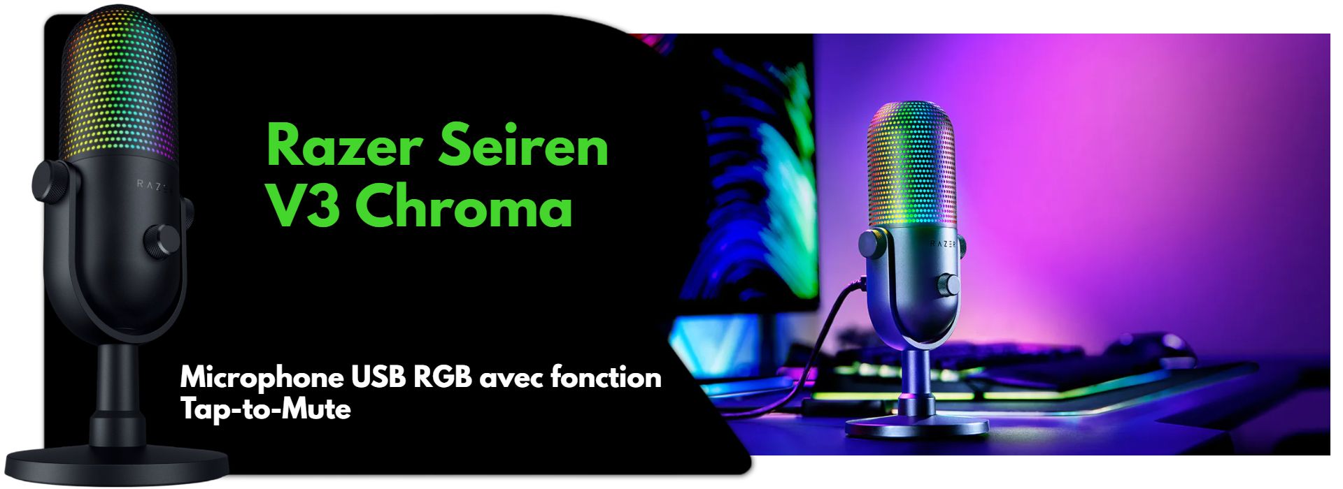 Microphone Razer Seiren V3 Chroma image 1 | Rakuten