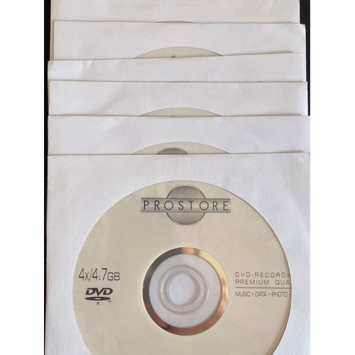 Lot 6 DVD-R Prostore
