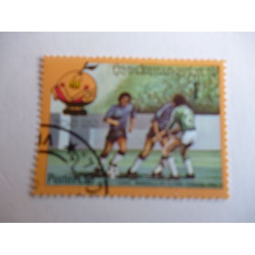 Timbre "Laos:Coupe Du Monde De Football D'espagne 1982".
