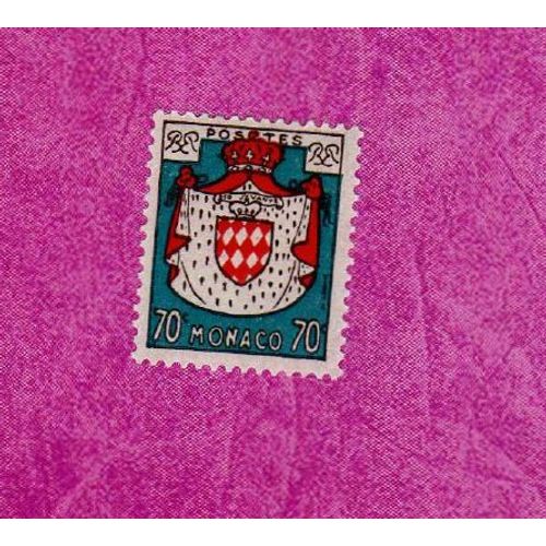 Timbre Monaco Armoiries 1954