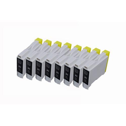 8 x Cartouche d'encre compatible Brother LC1000, LC970 pour imprimantes  DCP-350C, DCP-330C, DCP-135C, DCP-150C, DCP-153C, DCP-353C, DCP-357C, DCP-540CN, DCP-560CN, DCP-750CW, DCP-770CW, FAX-1355, F